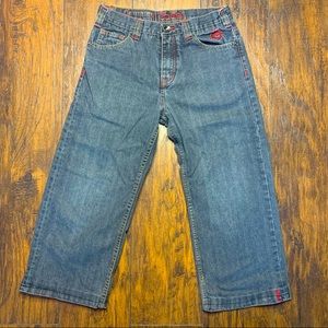 COOGI Cropped Embroidered Pocket C69 cropped jeans shorts, 16, demin style